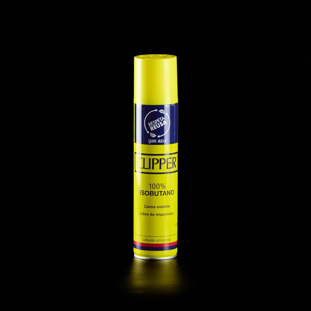 Gas azul 100% Isobutano para mecheros Clipper