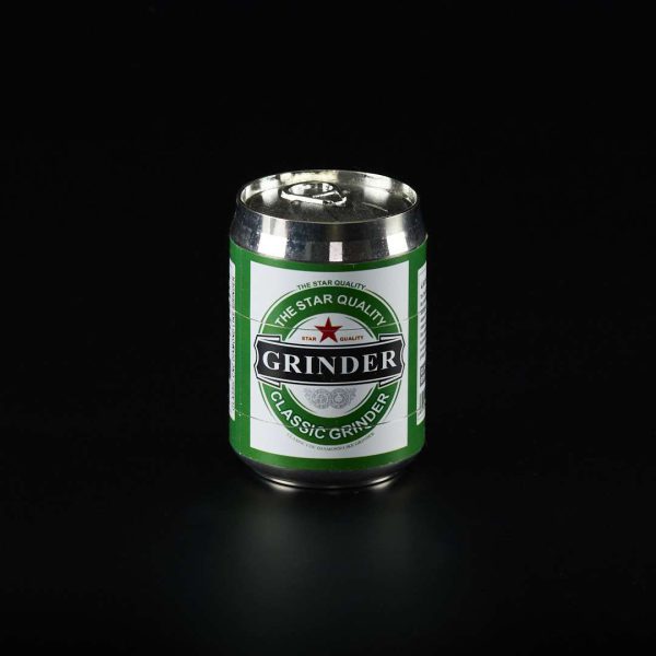 Grinder de metal Lata cerveza 4 partes