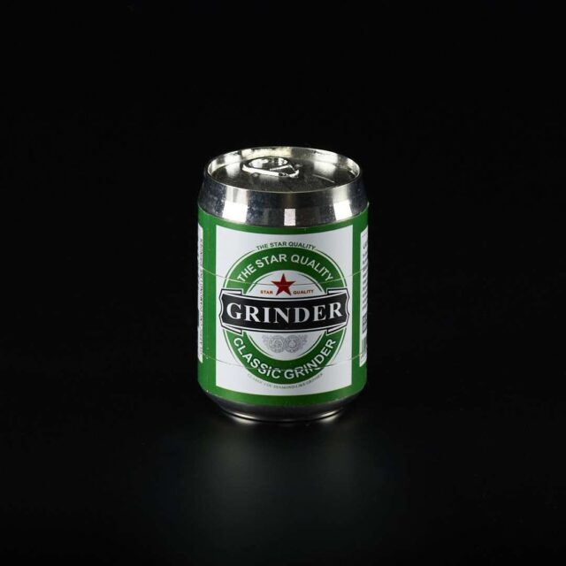 Grinder de metal Lata cerveza 4 partes