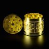 Grinder de metal Champ High Relieve Hoja Oro