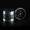 Grinder de metal Champ High Relieve Hoja Plata