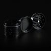 Grinder de metal Champ High Relieve Hoja Negro
