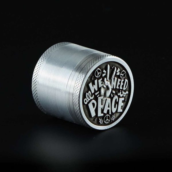 Grinder de metal We Need Peace 40mm 4 partes
