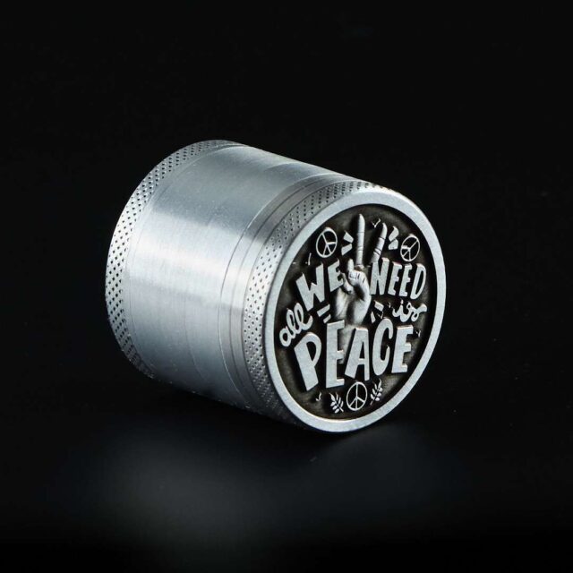Grinder de metal We Need Peace 40mm 4 partes