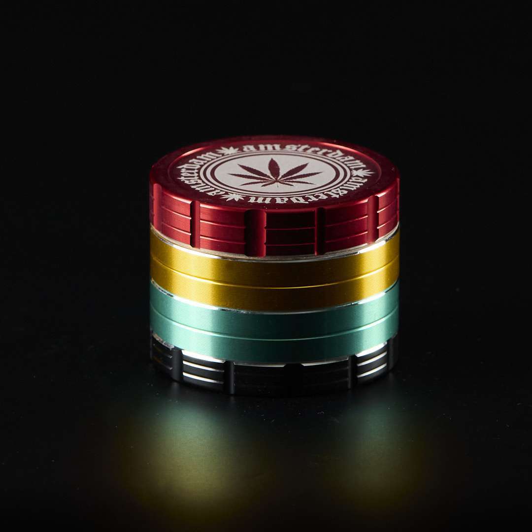 Grinder de metal Cuchillas curvas Ámsterdam Arcoíris