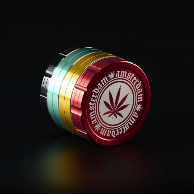 Grinder de metal Cuchillas curvas Ámsterdam Arcoíris