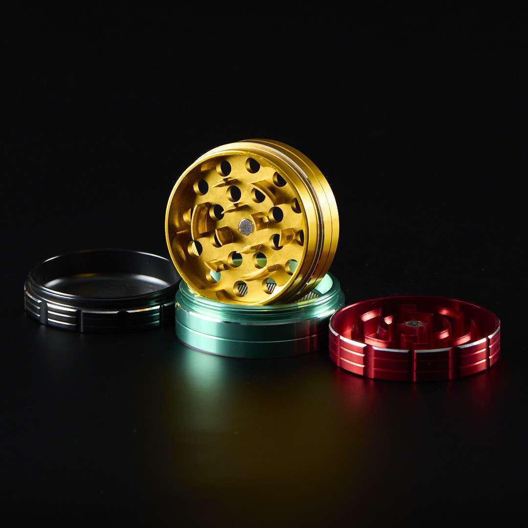 Grinder de metal Cuchillas curvas Ámsterdam Arcoíris