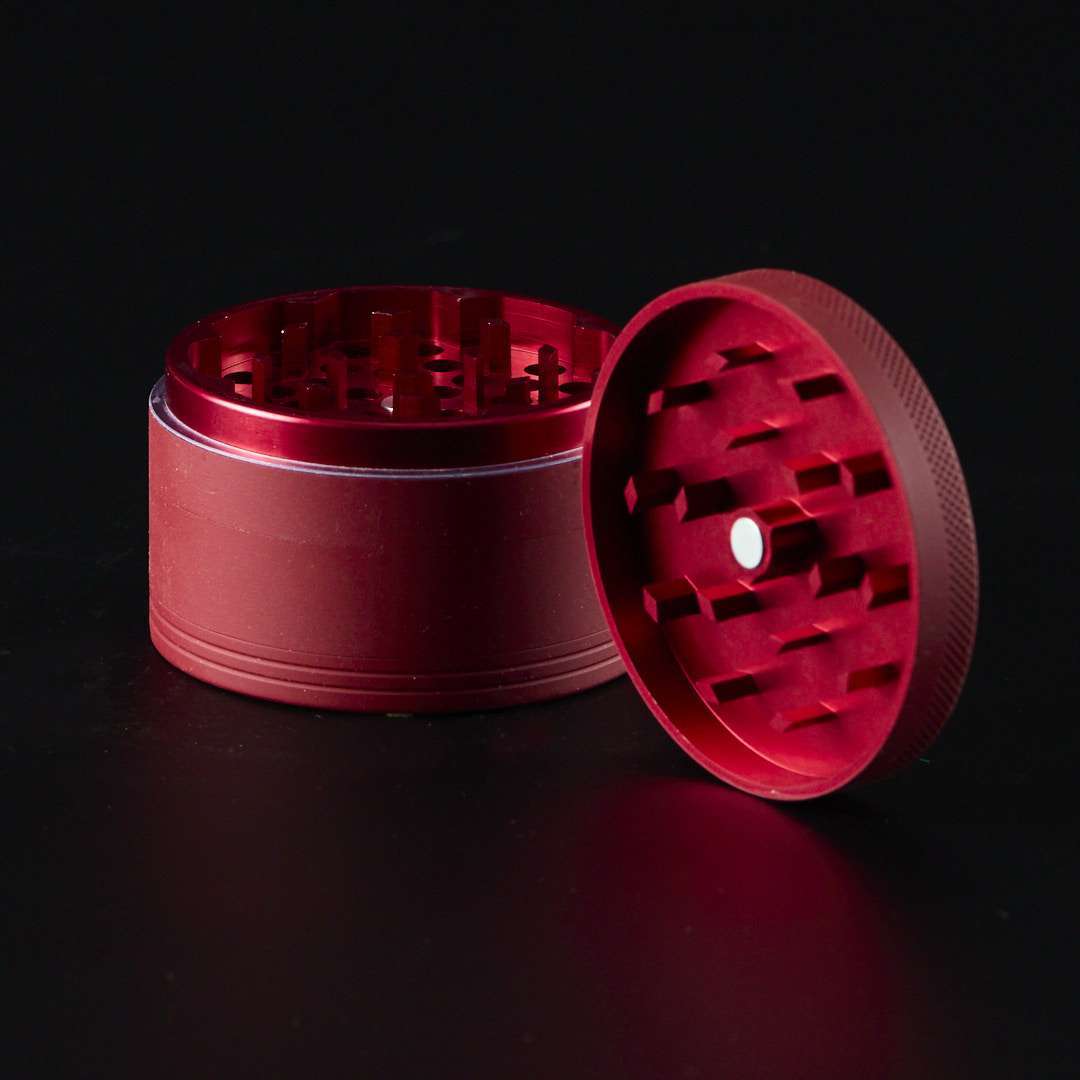 Grinder de metal Mate 62mm Rojo