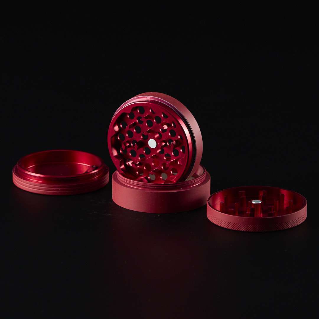 Grinder de metal Mate 62mm Rojo