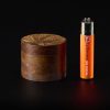 Grinder de madera y metal Hoja tallada