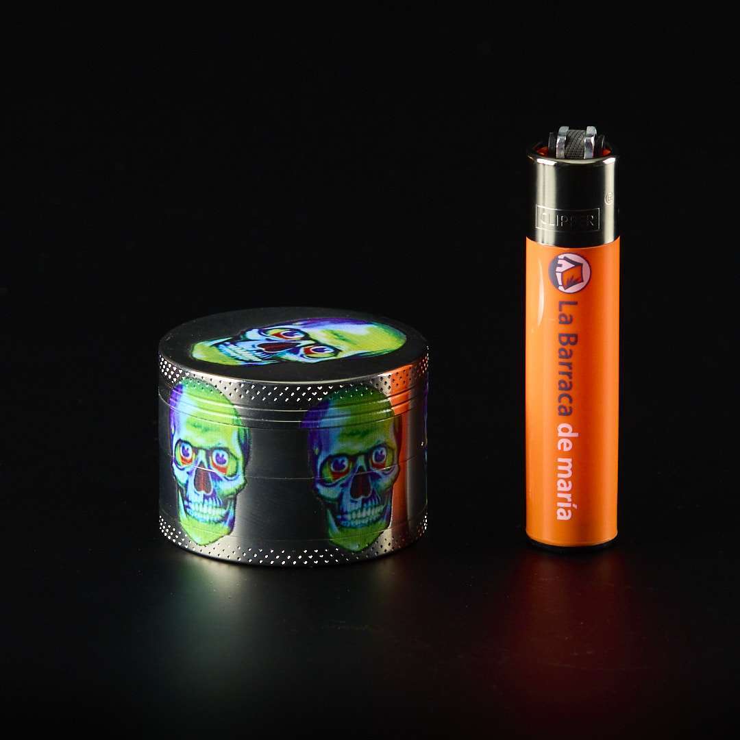 Grinder de metal Calavera Catrina Verde