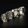 Grinder de metal Hexagonal 50mm Plata
