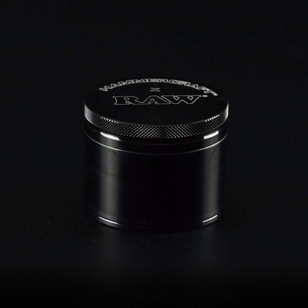 Grinder de metal Raw Hammercraft 56mm Negro