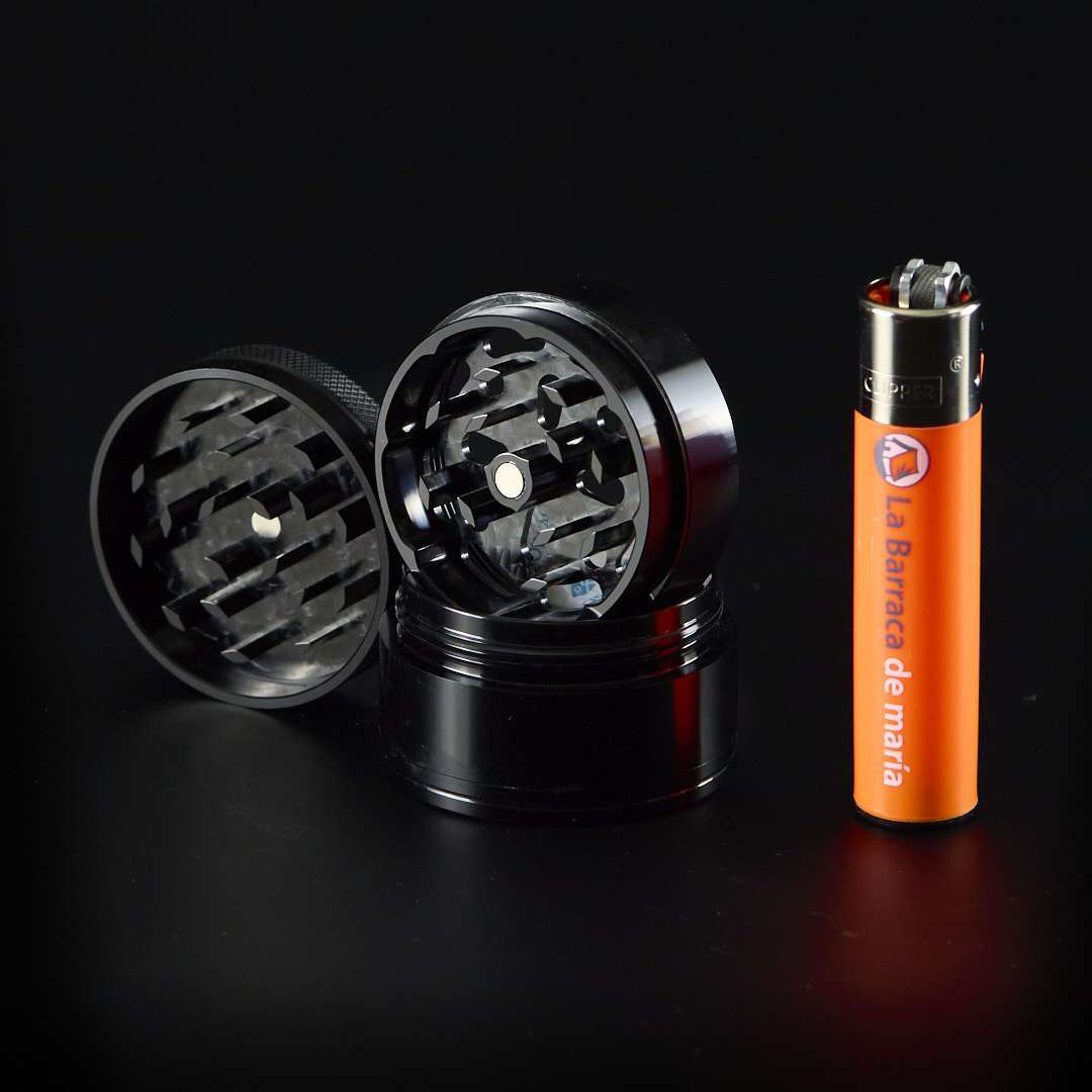 Grinder de metal Raw Hammercraft 56mm Negro