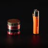 Grinder de metal Muescas con Hoja Rojo