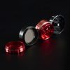 Grinder de metal Muescas con Hoja Rojo