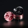 Grinder de metal Muescas con Hoja Rosa
