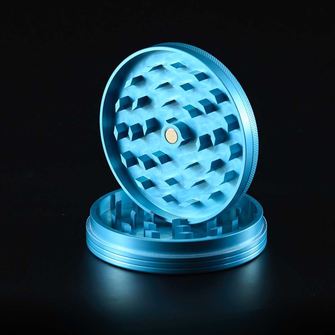 Grinder de metal Spiral Super Blender 90mm Turquesa