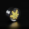 Grinder de metal Hoja recortada Amarilla