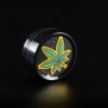 Grinder de metal Hoja recortada Verde