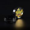 Grinder de metal Hoja recortada Rasta