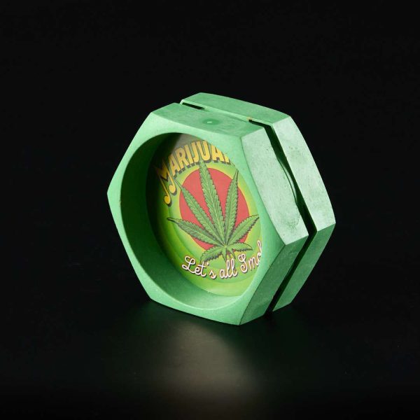 Grinder de plástico Enjoy Verde