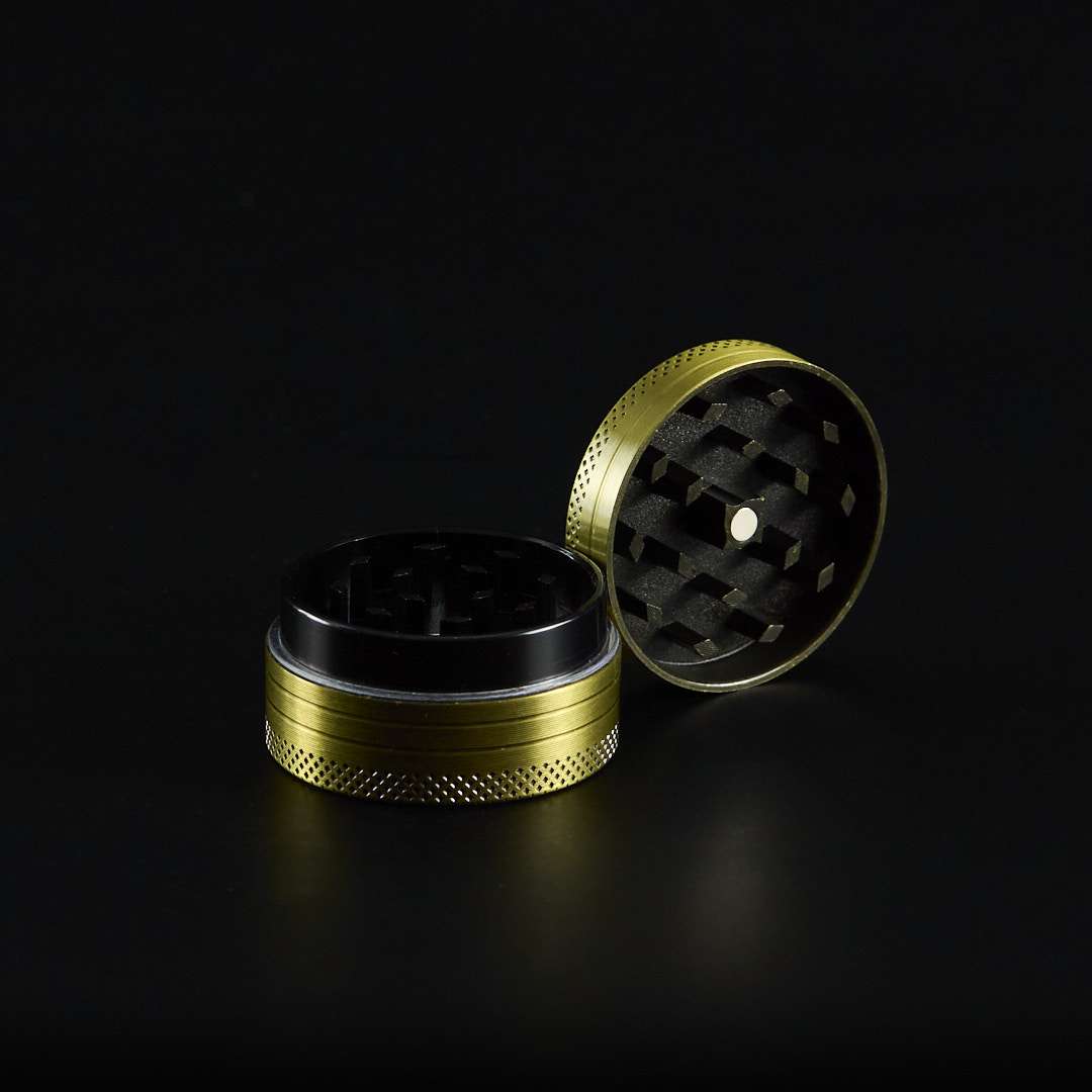 Grinder de metal Envejecido 40mm Hoja dorado