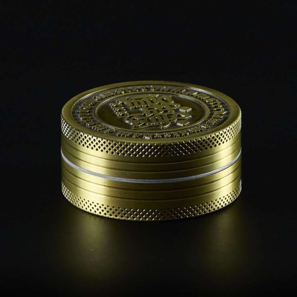 Grinder de metal Envejecido 50mm Ámsterdam dorado