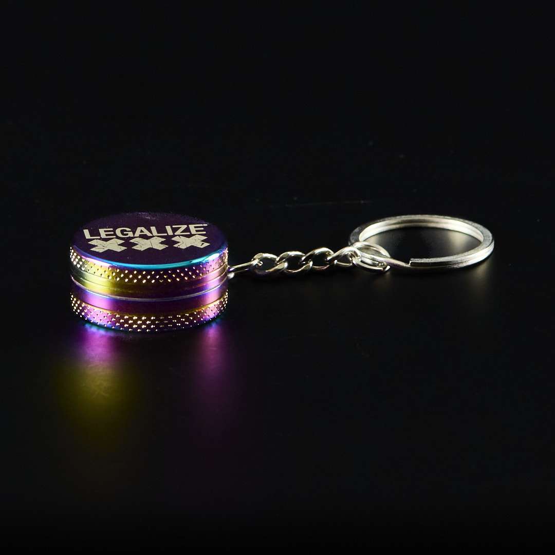 Grinder de metal Llavero 25mm Legalize It