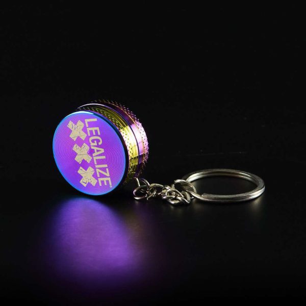 Grinder de metal Llavero 25mm Legalize It