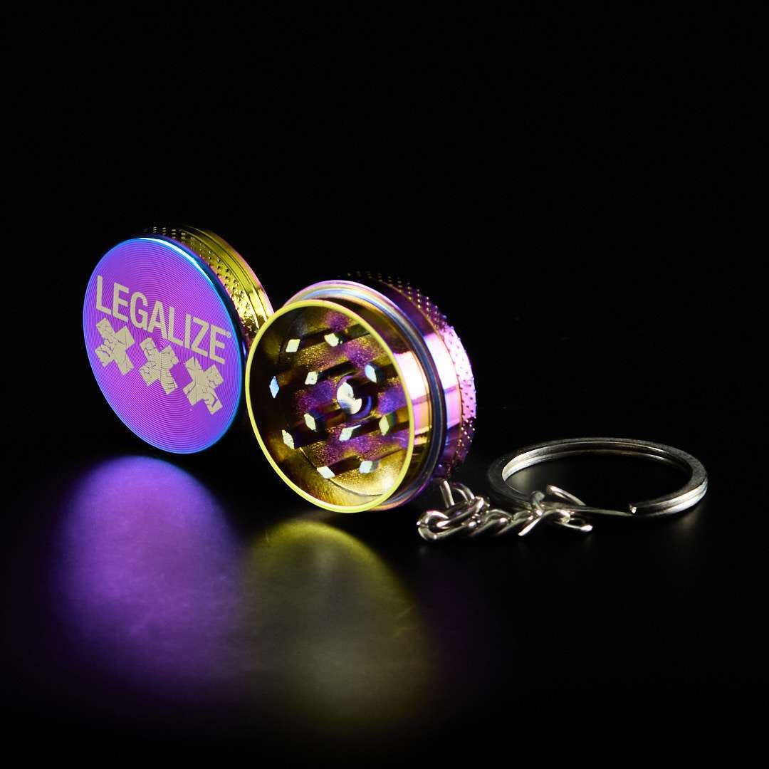 Grinder de metal Llavero 25mm Legalize It