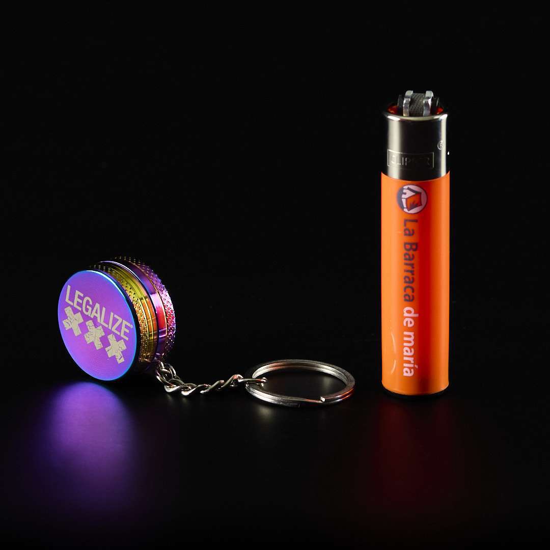 Grinder de metal Llavero 25mm Legalize It