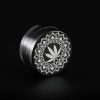 Grinder de metal Hoja con mándala