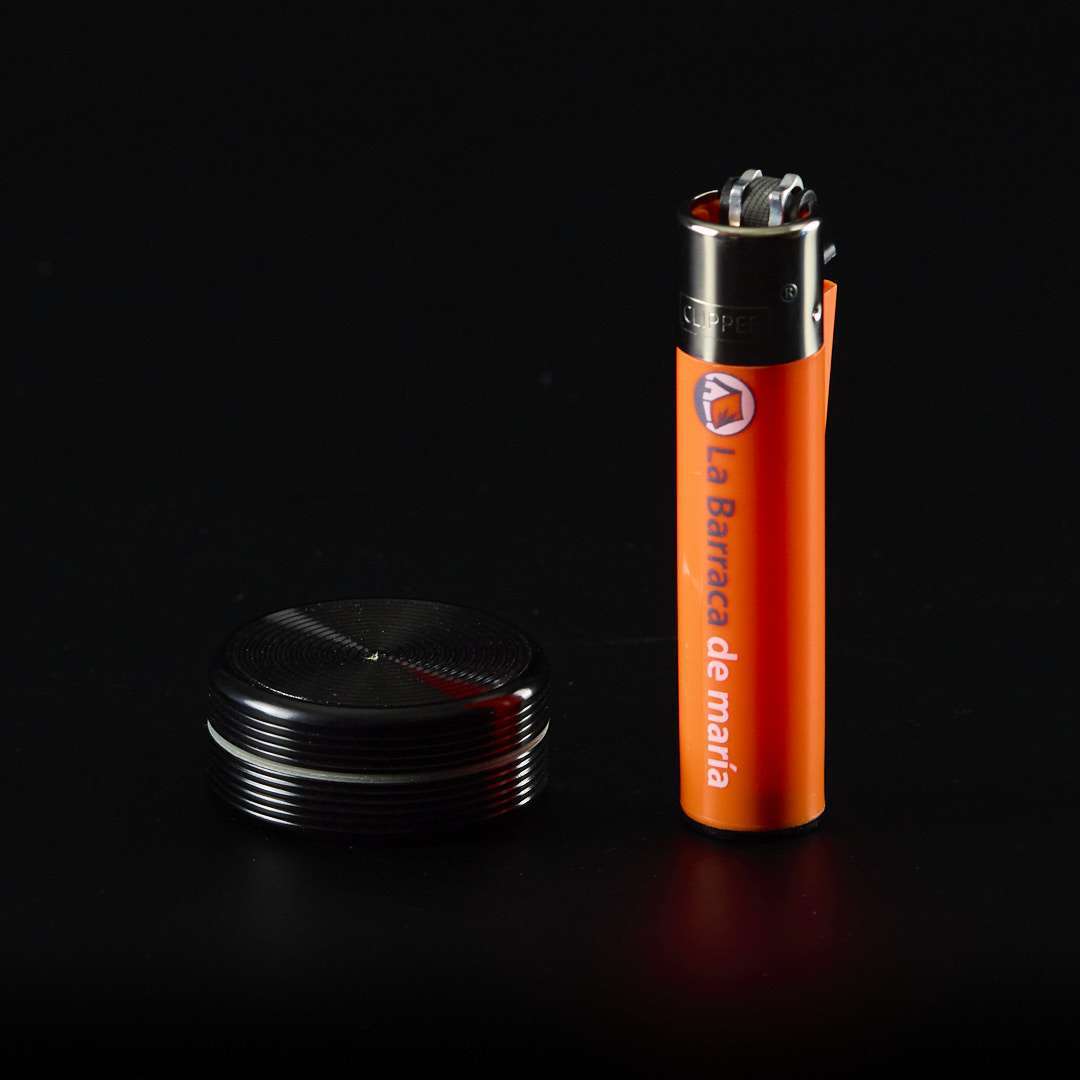Grinder de metal Estriado 40mm 2 partes