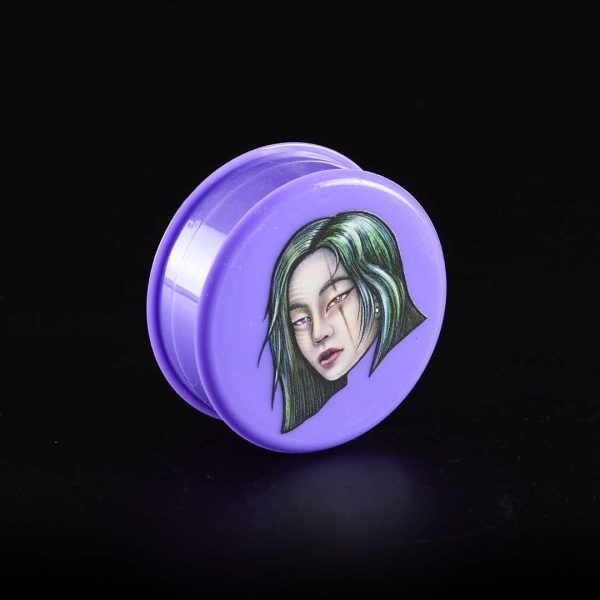 Grinder de plástico Lion Circus Morado