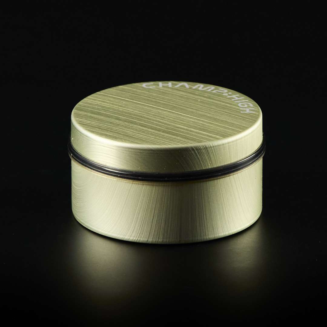 Grinder de plástico Acabado en madera Roble