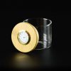 Tarro de cristal con termohigrómetro