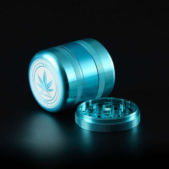 Grinder de metal American Style con 2 platos Turquesa