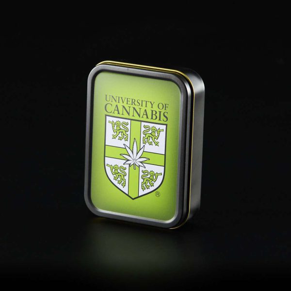 Caja rectangular grande negra - University of Cannabis