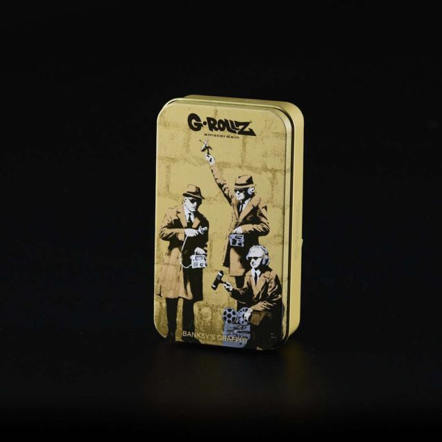 Caja de metal mediana - Banksy - Micrófono