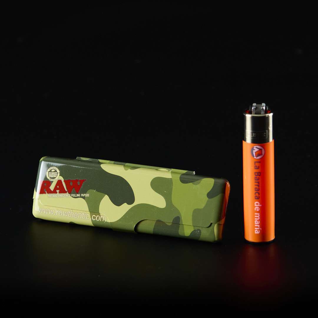 Funda papel King Size plana Raw Camo