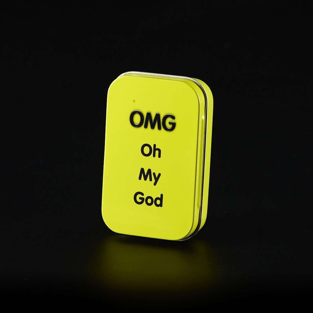 Caja rectangular con bisagra - OMG