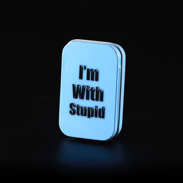 Caja rectangular con bisagra - Stupid