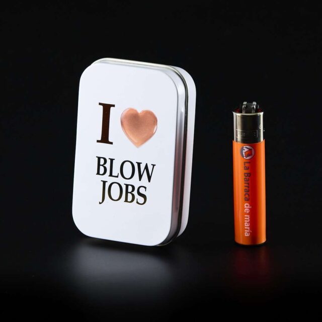 Caja rectangular con bisagra - I love Blow Jobs