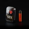 Caja rectangular con bisagra - I love sex
