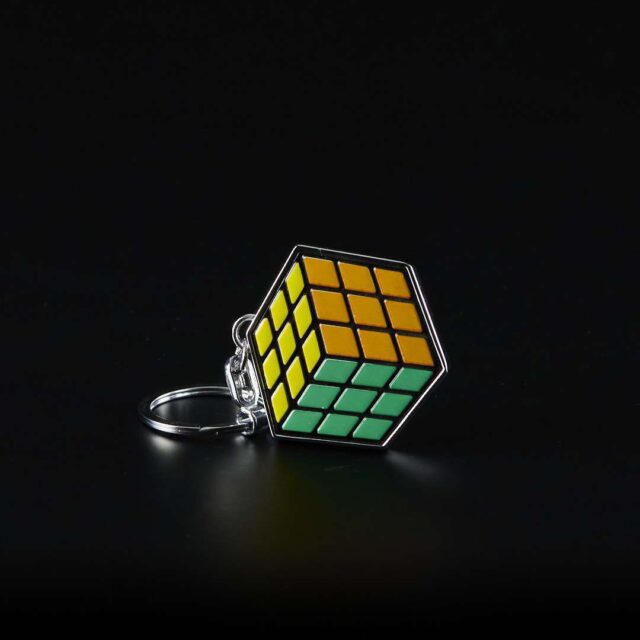 Llavero de metal Cubo de Rubik