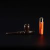Pipa de madera 12cm - 3 anillos y con tiro frontal