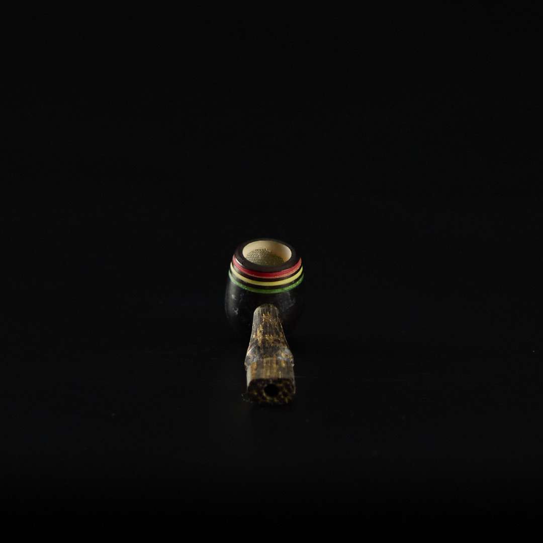 Pipa de tagua 7cm Pequeña Árbol
