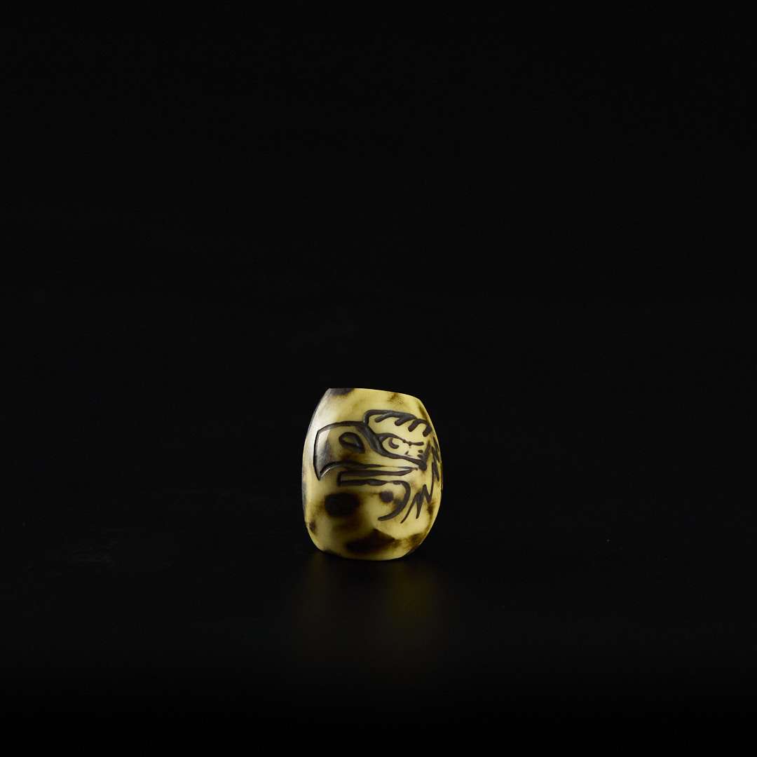 Pipa de tagua 9cm Doble dibujo Figuras