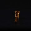 Pipa de madera 12cm Palosanto con cazoleta de piedra